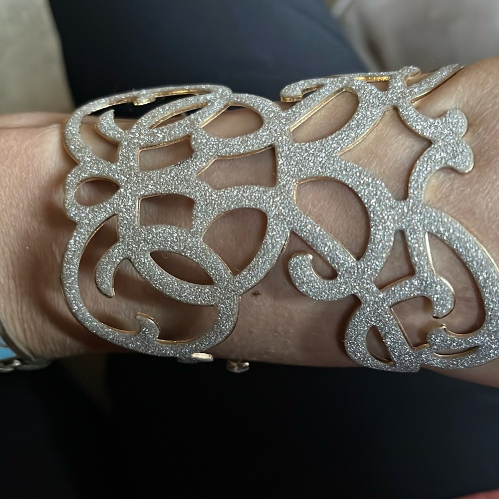 Super cool shiny cuff bracelet